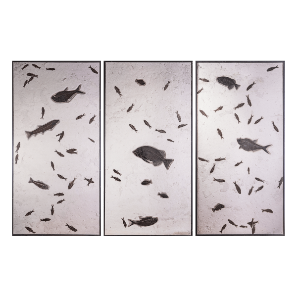 Aquarium Triptych Mural