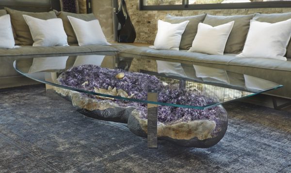 Amethyst Geode Coffee Table