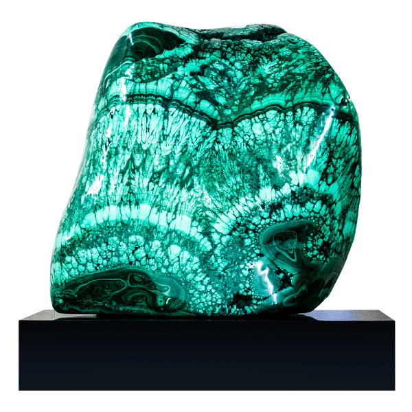 Sculptural Malachite
