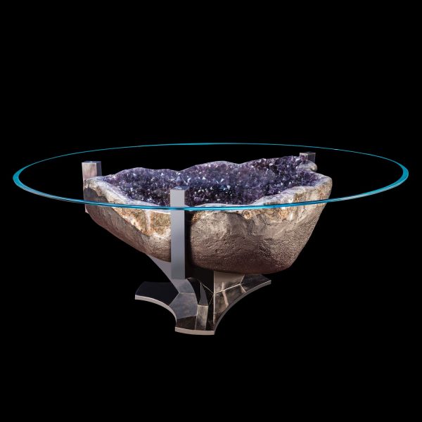 Amethyst Geode Dining Table