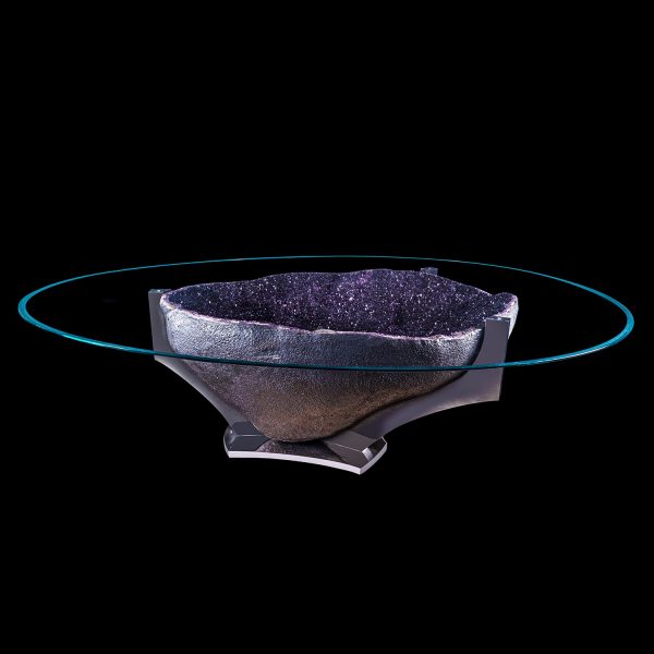 Amethyst Geode Dining Table
