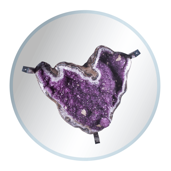 Amethyst Geode Dining Table
