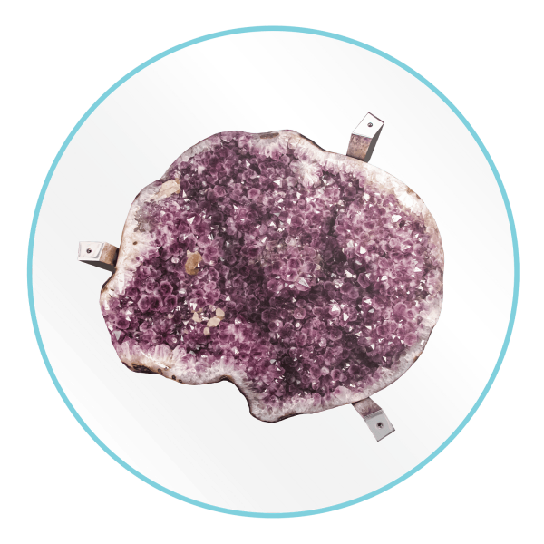 Amethyst Geode Coffee Table